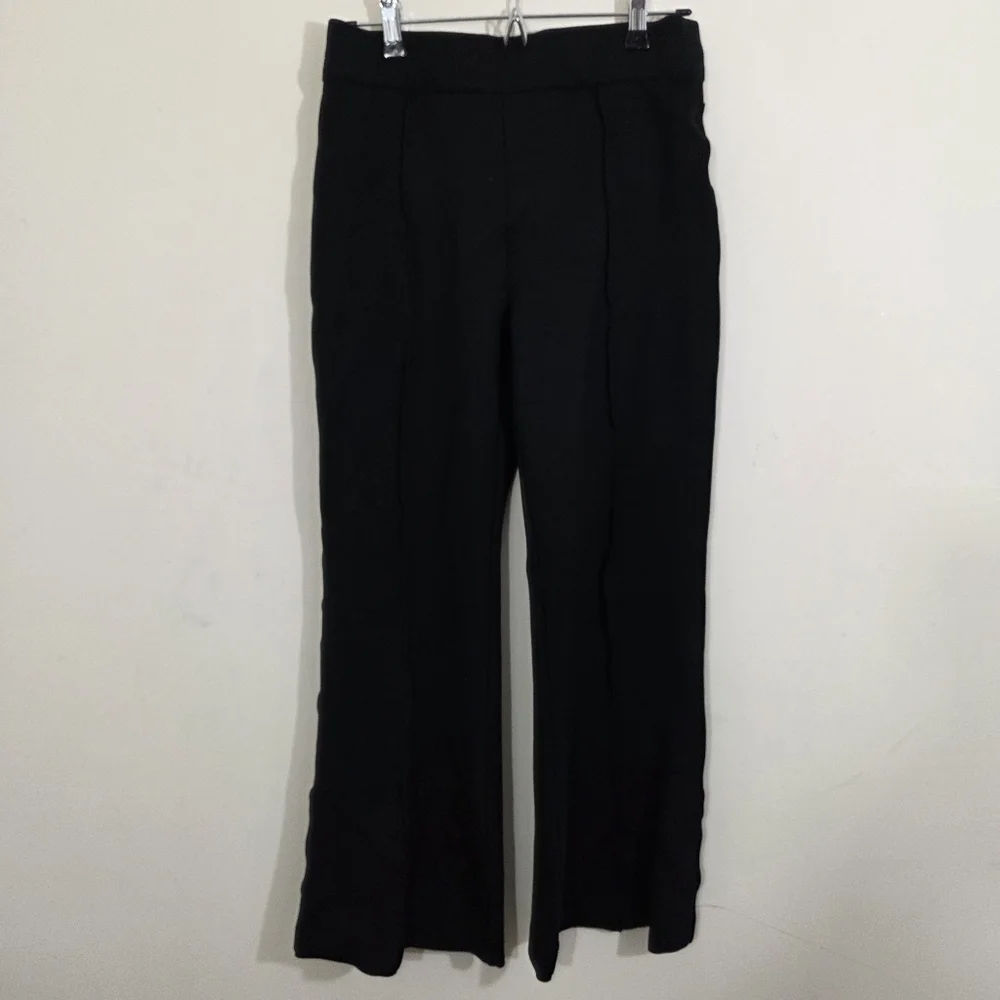Spanx SPANXsupersmooth PerfectFit Ponte Flare Pant Black Size Medium Petite